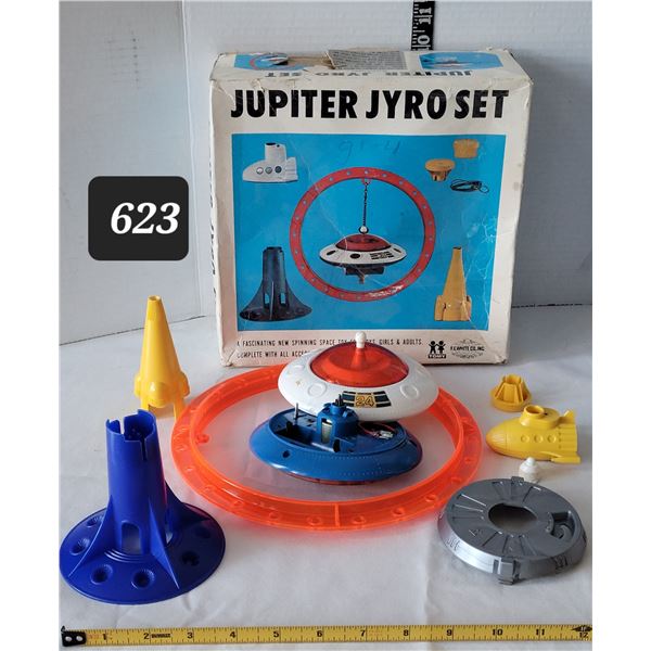 1970's Tomy Jupiter Jyro set in box. Made in Japan.