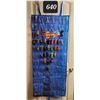 Image 1 : Hot Wheels roll up, over the door car storage & 27 cars. 120 pockets for cars.
