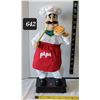 Image 1 : Mid century musical, dancing pizza chef. Moves side to side & twirls the pizza to Italian music. Wor