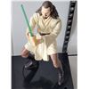 Image 4 : 1999 Star Wars Qui-Gon Jinn interactive talking coin bank. Original sound, speaks phrases with comba