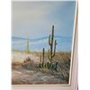 Image 3 : Framed desert landscape. Original oil painting by H. Tomavo  29X 41”