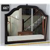 Image 1 : Rare Antique CPR Hotel room mirror from Calgary Palliser CPR Hotel. Room 1158 marked on back