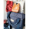 Image 3 : Assortment of purses, tote, lunch bags etc. & Sutton River Trading Co. insulated Cooler Bag.