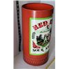 Image 2 : Vtg. Cheinco Red Eye Sour Smash waste can.