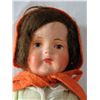 Image 2 : Antique German Muslin cloth, straw filled doll. Paper mache head with painted features.
