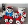 Image 4 : 2004 Athens Olympic Coca-Cola Polar plush bears in a can. Each represents a different sport.