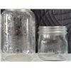 Image 5 : Vtg. canning jars & seals. War grade rubber seals, Crown, Dominion, Consumer, Improved gem & glass l