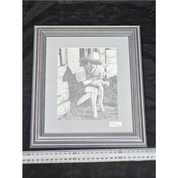 Western Print, Unsigned – 10” x 11.5”