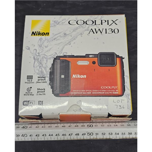 Nikon CoolPix AW130 Underwater Camera – Waterproof to 30m