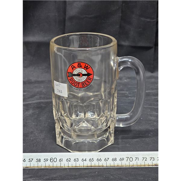 Old A&W Glass Mug