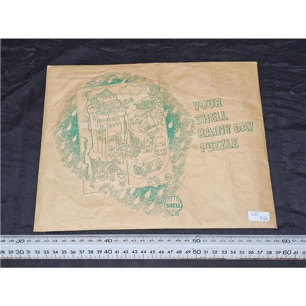 Shell Oil Promotion Rainy Day Puzzle (missing one piece)