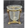 Image 2 : Solid Brass Votive Holder w/ Stand in Original Box