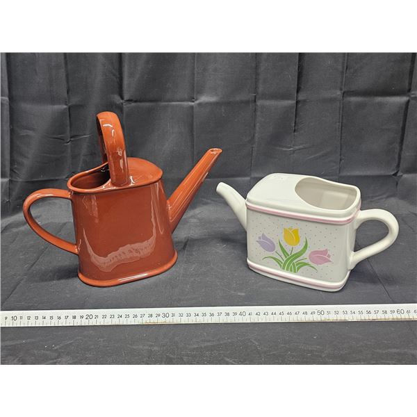 Two Ceramic Watering Containers