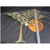 Image 2 : Heavy Brass/Copper Tree & Sun Wall Hanging Décor