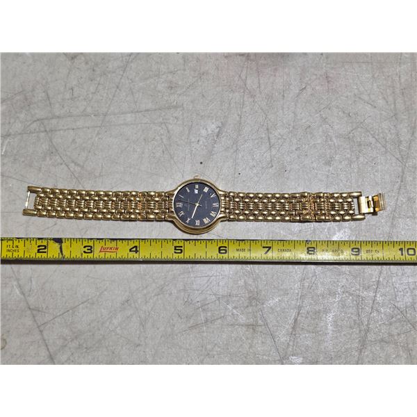 VINTAGE MATHEY TISSOT QTZ, DATE @3,  NEW BATT, RUNS