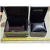 Image 3 : VINTAGE BULOVA AND SEIKO BOXES