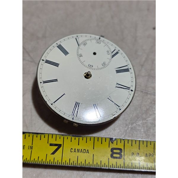 ANTIQUE FUSEE K/W WATCH MOVEMENT, 44.98 MM, RUNS, NO KEY