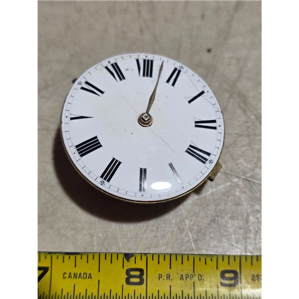 ANTIQUE FUSEE K/W WATCH MOVEMENT, 46.24 MM, REPAIR/PARTS, NO KEY