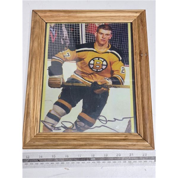 Booby orr photo framed- 8.5"x10"
