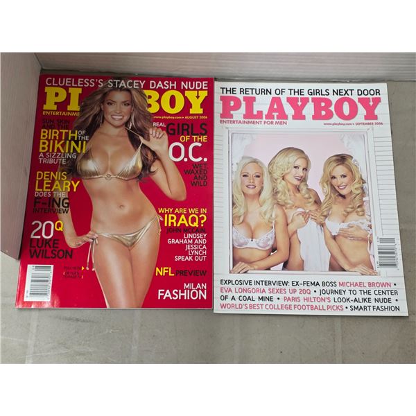2 Play boy magazines