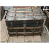 Image 1 : Vintage steamer trunk- 34" by 21" by 22"H