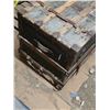 Image 3 : Vintage steamer trunk- 34" by 21" by 22"H