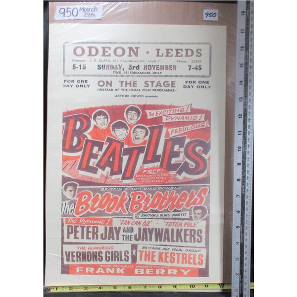 Beatles Concert Poster