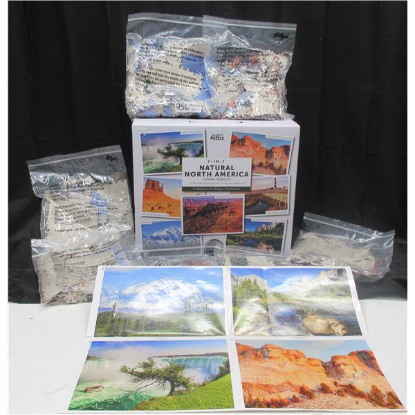 7 in 1 Natural North American Jigsaw Puzzles