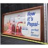 Image 2 : PepsiCola Cardboard Store Advertising Sign