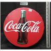 Image 1 : Metal Coca Cola Bottle Cap Advertising Sign
