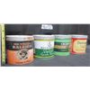 Image 2 : 4 Different Round Tabacco Tins