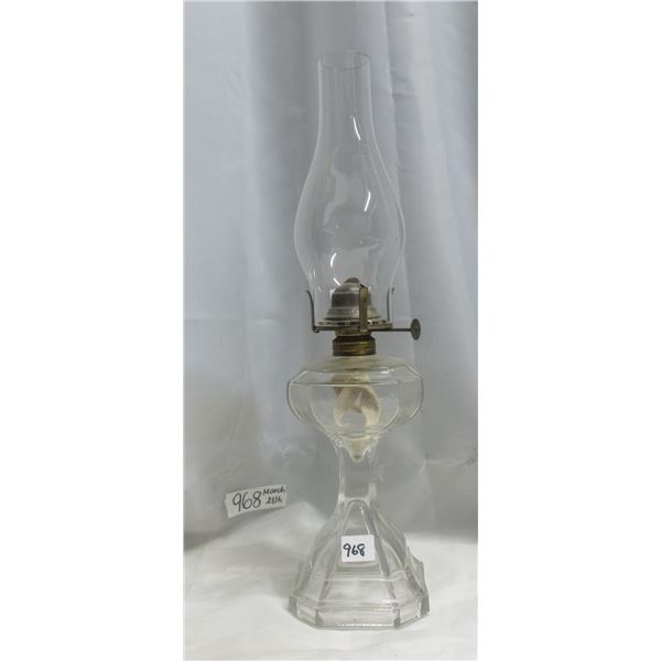 #1 Colonial Coal Oil Lamp with Chimney