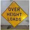 Image 2 : Lq. Over Height Loads Metal Sign