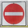 Image 1 : Do Not Enter Metal Highway Sign