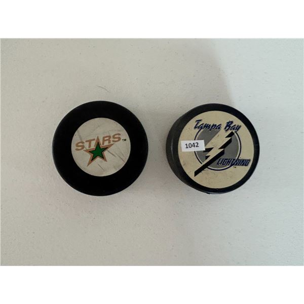 NHL Hockey Pucks (2)