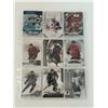 Image 1 : Serial Numbered Rookie Cards - 1 Sheet (9 Hockey Cards)