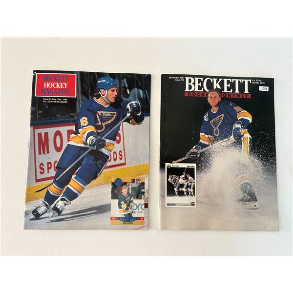 Beckett Magazines Featuring Brett Hull (2)