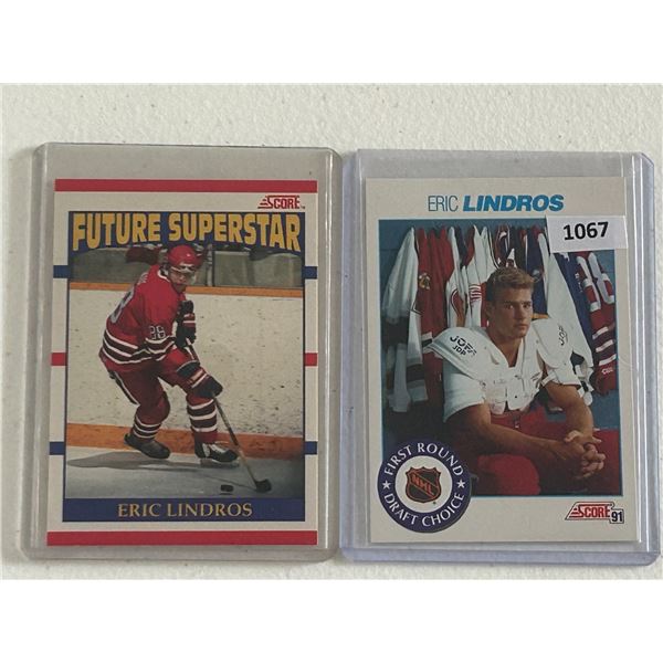 Eric Lindros - Rookie Cards (2)