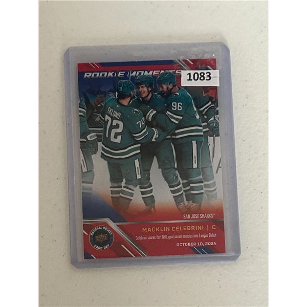 Macklin Celebrini - Rookie Card