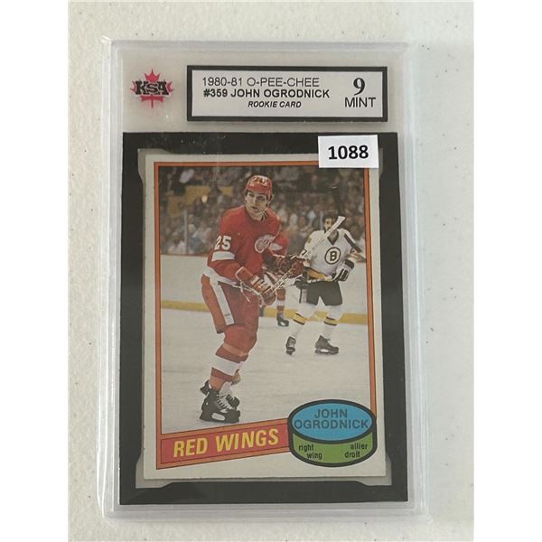 John Ogrodnick - Rookie Card - Graded Mint