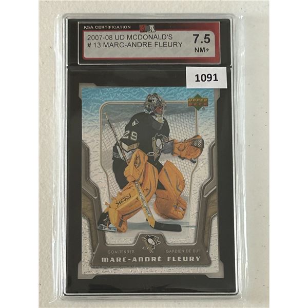 Marc-Andre Fleury - Hockey Card - Graded Near Mint +