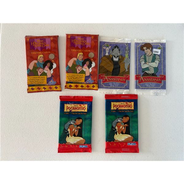 Comic Cards - 6 Unopened Packs