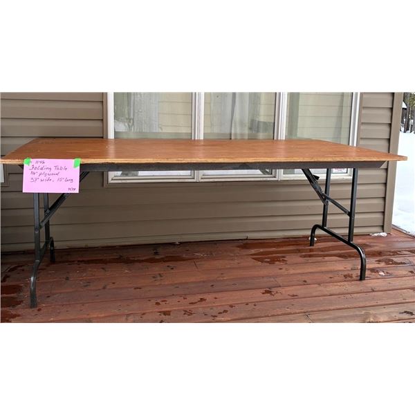 Table with Folding Legs