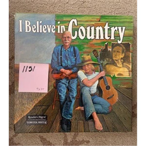 Vintage Vinyl, I Believe in Country Album Set, Reader’s Digest