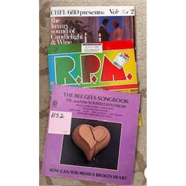 Vintage Vinyl, Bee Gees, R. P. M., Sound of Candle Light and Wine