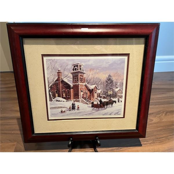Church Framed Print.  18”x16”