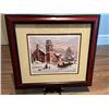 Image 1 : Church Framed Print.  18”x16”