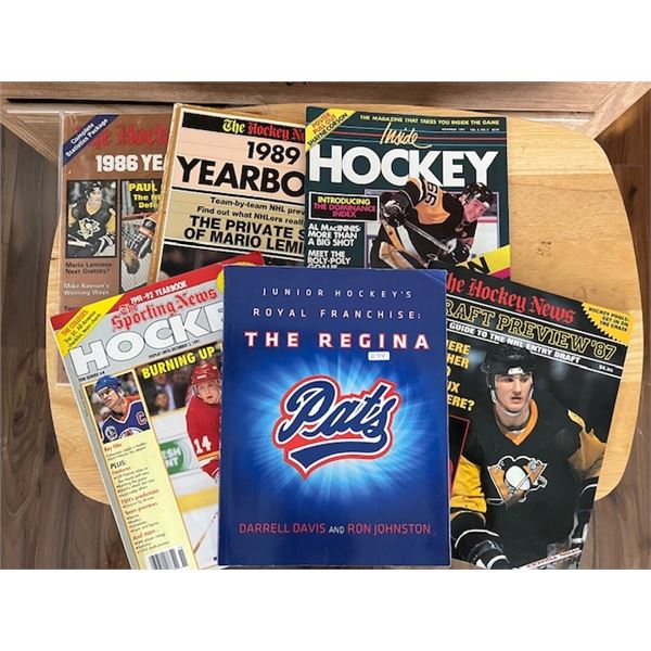 (6) Asst. Hockey Books