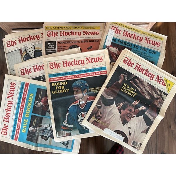 (7) 1983 Issues of “The Hockey News”