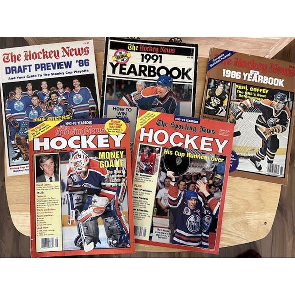 (5) Edmonton Oilers Cover Hockey/Sporting News